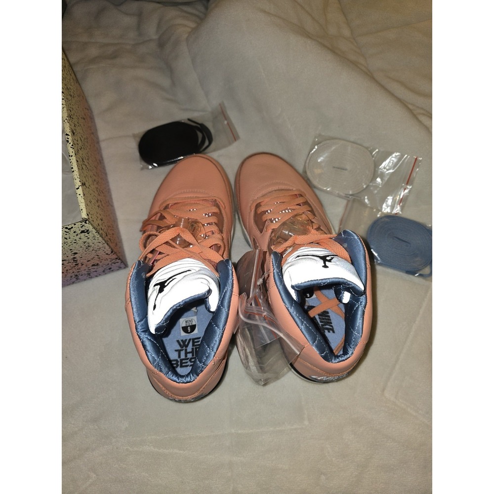 Size 9- Jordan 5 Retro x DJ Khaled We The Best - Crimson Bliss 2022 New With Box - Picture 5 of 16